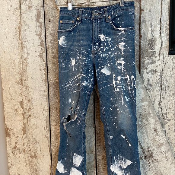 Lucky Brand Splatter Pant Jeans - Picture 2 of 3